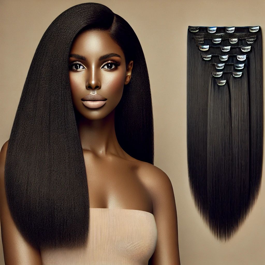 Kinky Straight Clip-ins