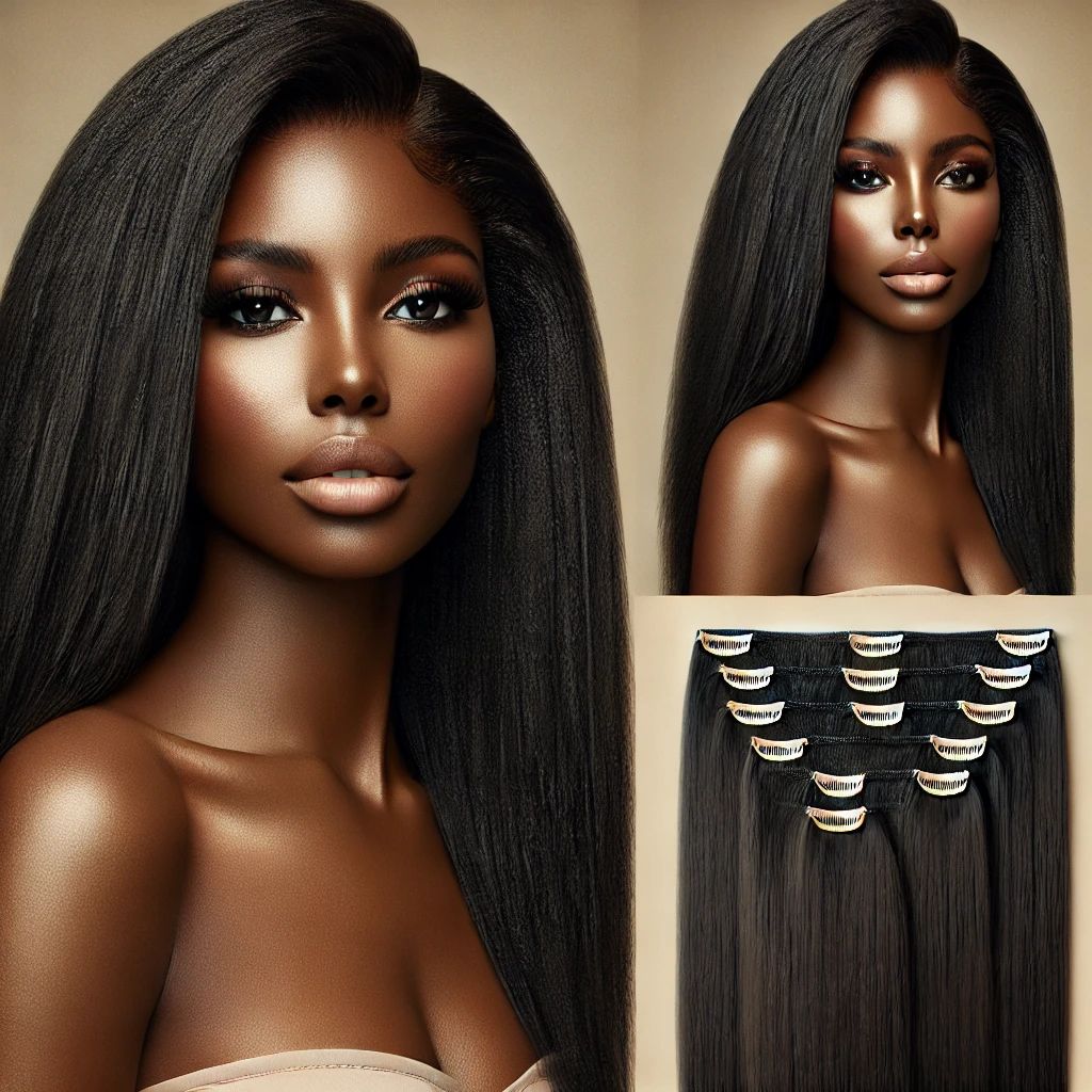 Kinky Straight Clip-ins - Image 2